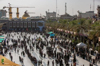 خدمات رسانی به زائران اربعین از سوی آستان مقدس علوی