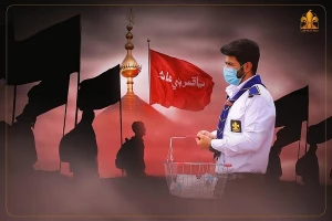 توزیع میلیونی ماسک در حرم حسینی