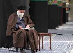 مراسم عزاداری و قرائت زیارت اربعین با حضور رهبر انقلاب برگزار شد 7