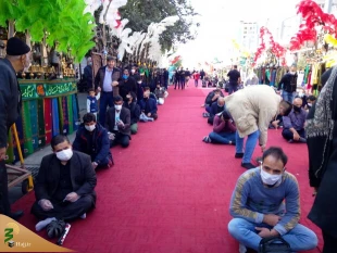 مراسم اربعین حسینی در جوار حرم مطهر رضوی 3