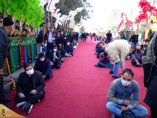 مراسم اربعین حسینی در جوار حرم مطهر رضوی 3