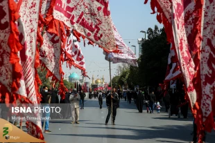 مراسم اربعین حسینی در جوار حرم مطهر رضوی 4