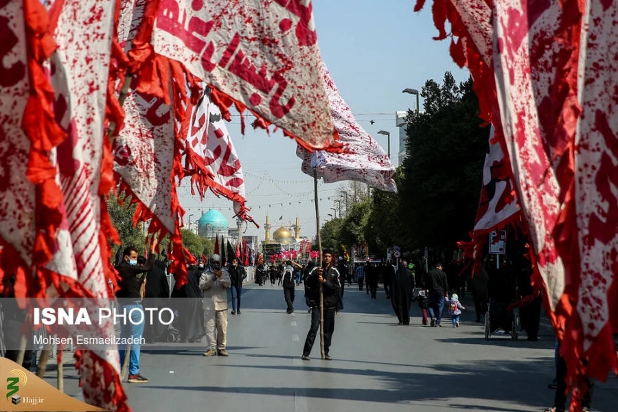 مراسم اربعین حسینی در جوار حرم مطهر رضوی 4