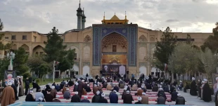 بزرگداشت حجت‌الاسلام والمسلمین نجفی روحانی در فیضیه قم برگزار شد
 2