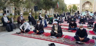 بزرگداشت حجت‌الاسلام والمسلمین نجفی روحانی در فیضیه قم برگزار شد
 2