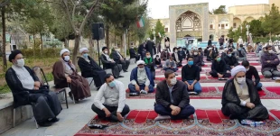 بزرگداشت حجت‌الاسلام والمسلمین نجفی روحانی در فیضیه قم برگزار شد
 3