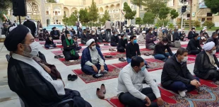 بزرگداشت حجت‌الاسلام والمسلمین نجفی روحانی در فیضیه قم برگزار شد
 5
