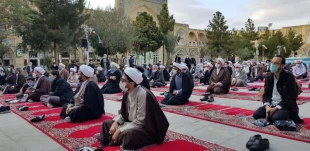 بزرگداشت حجت‌الاسلام والمسلمین نجفی روحانی در فیضیه قم برگزار شد
 7
