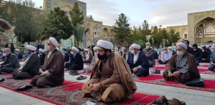 بزرگداشت حجت‌الاسلام والمسلمین نجفی روحانی در فیضیه قم برگزار شد
 8