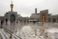 بارش باران پاییزی در حرم مطهر رضوی 16