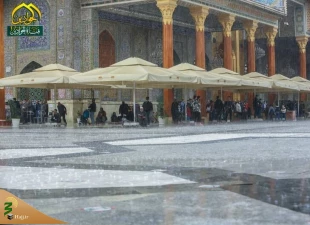 بارش باران پاییزی حرم شریفین کاظمین+ عکس 2