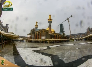 بارش باران پاییزی حرم شریفین کاظمین+ عکس 3