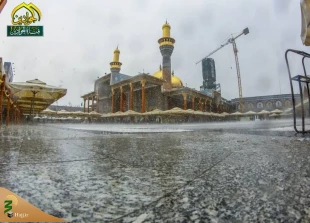بارش باران پاییزی حرم شریفین کاظمین+ عکس 6