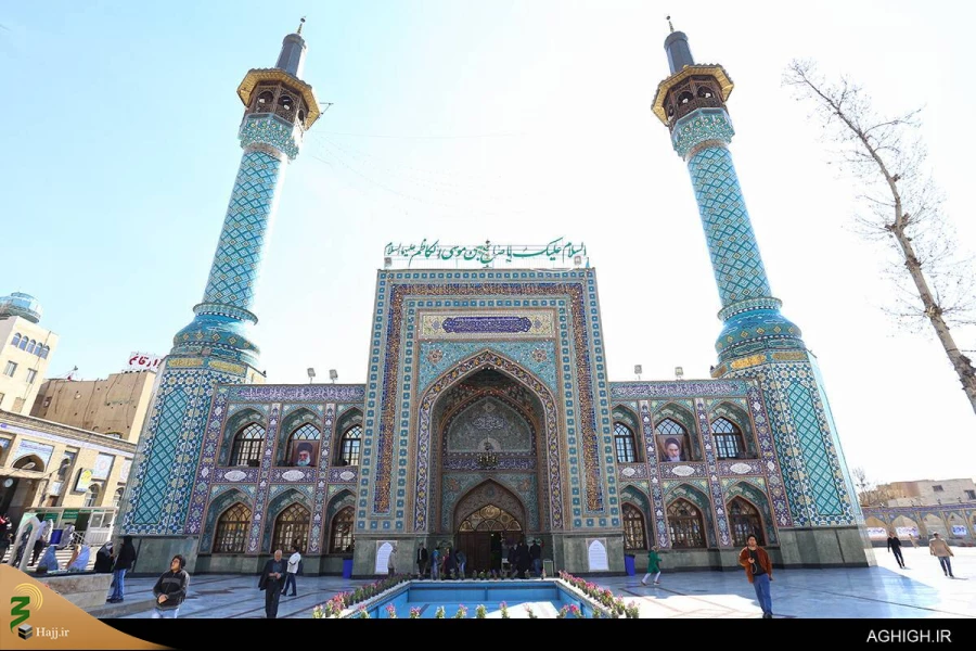حرم امام زاده صالح(ع) به صورت محدود پذیرای زائران است 2