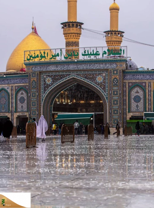 کربلا برف آمد