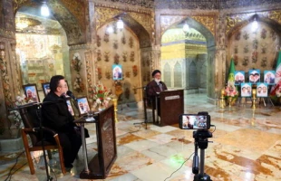 آئین بزرگداشت شهید محسن فخری‌زاده در حرم حضرت معصومه(س) برگزار شد 2