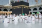 تصاویری از برگزاری نماز در مسجدالحرام و مسجدالنبی 16