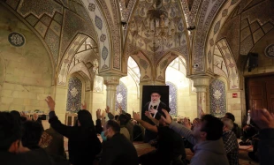 مراسم سالگرد شهادت سردار سلیمانی و ابو مهدی المهندس در دمشق 2