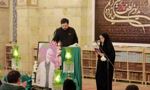 مراسم سالگرد شهادت سردار سلیمانی و ابو مهدی المهندس در دمشق 4