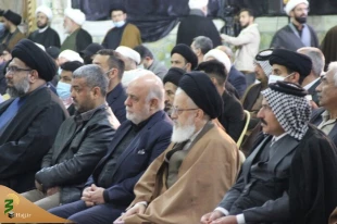 گرامیداشت شهیدان سلیمانی والمهندس با حضور نماینده مقام معظم رهبری در عراق 3