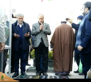 ادای احترام دبیرکل جنبش جهاد اسلامی فلسطین به مقام شهید سلیمانی
