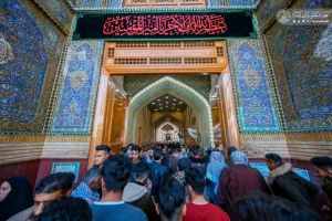 حرم امام علی(ع) در روز شهادت حضرت زهرا(س)+ عکس