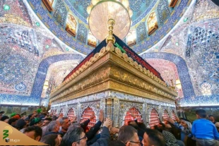 حرم امام علی(ع) در روز شهادت حضرت زهرا(س)+ عکس 4