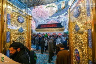 حرم امام علی(ع) در روز شهادت حضرت زهرا(س)+ عکس 5