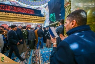 حرم امام علی(ع) در روز شهادت حضرت زهرا(س)+ عکس 6
