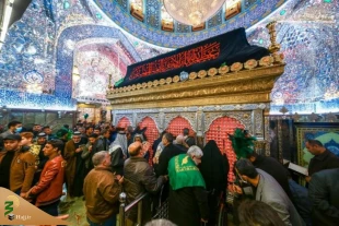 حرم امام علی(ع) در روز شهادت حضرت زهرا(س)+ عکس 7