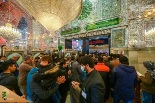 حرم امام علی(ع) در روز شهادت حضرت زهرا(س)+ عکس 8