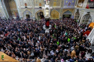 حرم امام علی(ع) در روز شهادت حضرت زهرا(س)+ عکس 14