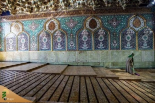 کار سنگفرش کردن باب القبله در حرم حضرت عباس (ع) به پایان رسید 4