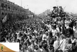 تصویری از اولین زیارت اربعین بعد از صدام