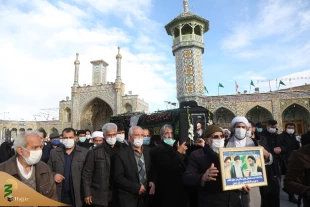 مراسم تشییع پیکر حجت الاسلام سید جواد مظلومی +عکس 5