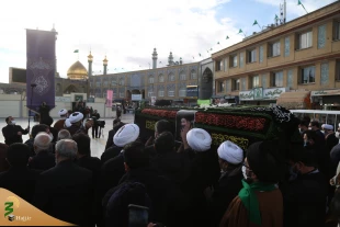 مراسم تشییع پیکر حجت الاسلام سید جواد مظلومی +عکس 6