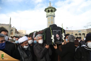 مراسم تشییع پیکر حجت الاسلام سید جواد مظلومی +عکس 7