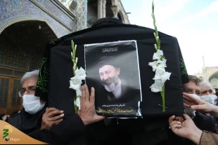 مراسم تشییع پیکر حجت الاسلام سید جواد مظلومی +عکس 9