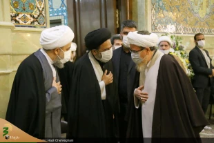 گزارش تصویری مراسم بزرگداشت ارتحال معاون فقید بین الملل بعثه مقام معظم رهبری در قم 2