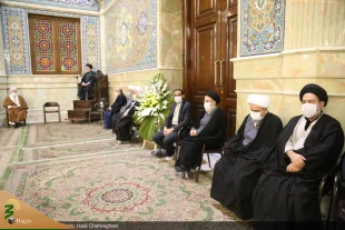 گزارش تصویری مراسم بزرگداشت ارتحال معاون فقید بین الملل بعثه مقام معظم رهبری در قم 7