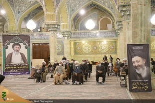 گزارش تصویری مراسم بزرگداشت ارتحال معاون فقید بین الملل بعثه مقام معظم رهبری در قم 14