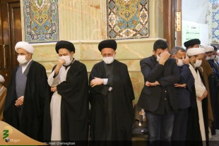 گزارش تصویری مراسم بزرگداشت ارتحال معاون فقید بین الملل بعثه مقام معظم رهبری در قم 15