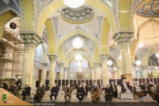 گزارش تصویری مراسم بزرگداشت ارتحال معاون فقید بین الملل بعثه مقام معظم رهبری در قم 16