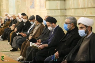 گزارش تصویری مراسم بزرگداشت ارتحال معاون فقید بین الملل بعثه مقام معظم رهبری در قم 17