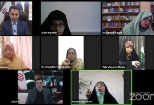 وبینار بررسی شخصیت حضرت زهرا (س) با حضور بانوان ایرانی و پاکستانی برگزار شد