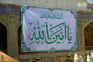 آذین بندی آستان مطهرعلوی به مناسبت میلاد فرخنده امام علی(ع) و امام جواد(ع)+عکس 2