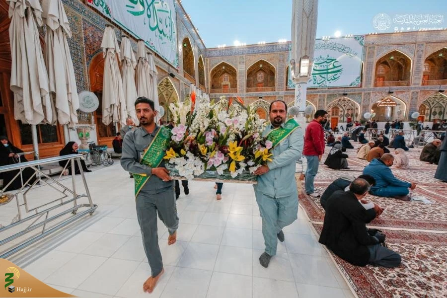 حال و هوای حرم امیرالمؤمنین (ع) در سالروز ولادت آن حضرت +عکس 3