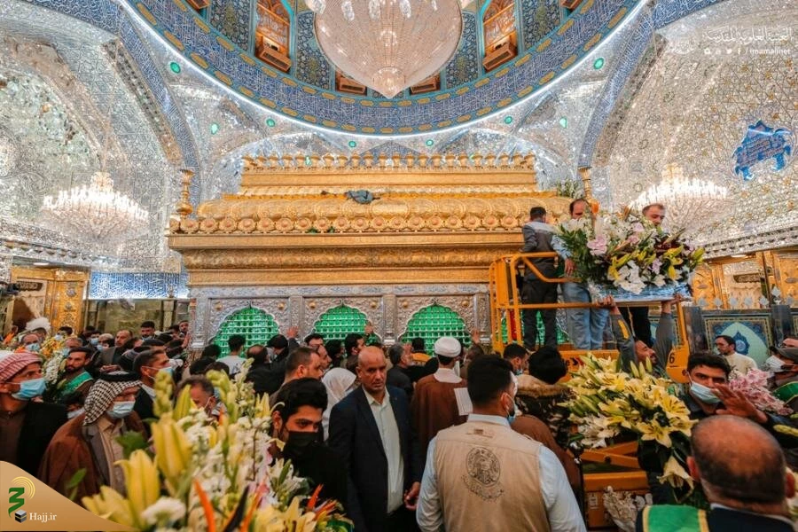 حال و هوای حرم امیرالمؤمنین (ع) در سالروز ولادت آن حضرت +عکس 7