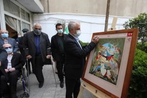 دیوارنگاره عروج رونمایی شد