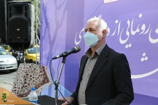 Mural commemorating the martyrs of Mena was unveiled in Tehran 5